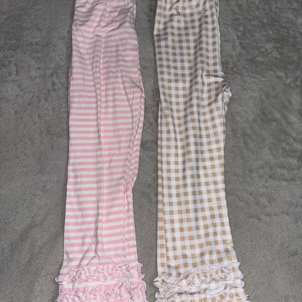 Girls saving Grace smocks ruffle pants